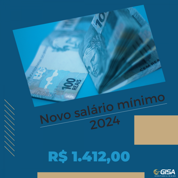 Novo Salário Mínimo 2024
